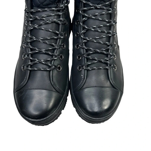 Steve Madden Walte Lug Sole Combat Boot In Black.  Sz: 9 main image 7